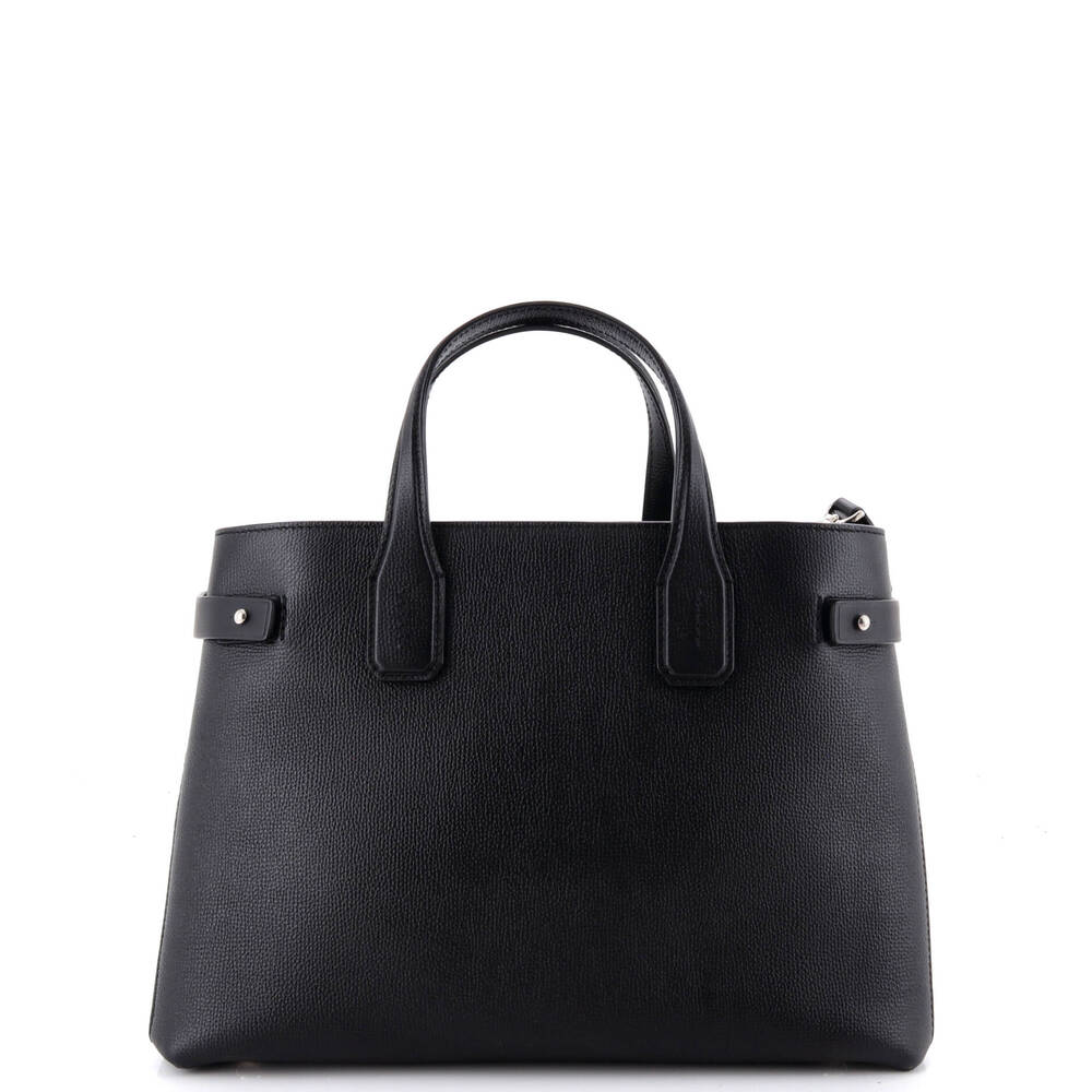 Burberry Banner Nm Tote Leather With #253342B10B - Picture 3 of 6